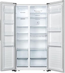 Hisense 670 Liter Refrigerator Side By Side A+ Energy Efficiency White Model RS670N4AWU