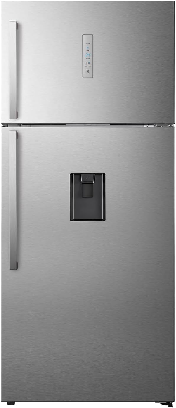 Hisense 729 Liter Refrigerator Double Door With Water Dispenser Silver Model Rt729N4Wsu