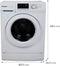 Panasonic 7 KG Front Load Washing Machine NA127XB1