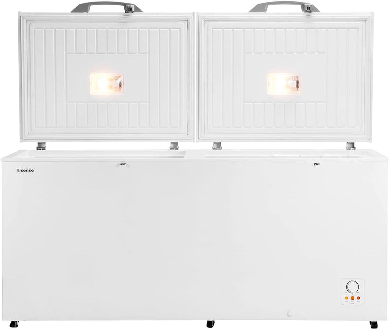 Hisense 660 Liter Chest Freezer Double Door White Model FC-66DD4SA