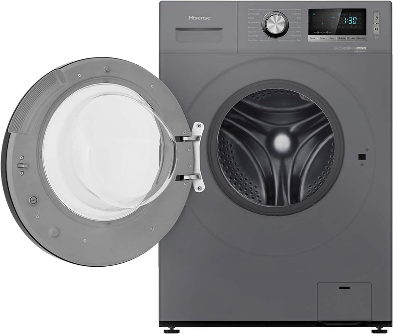 Hisense 8 Kg Washer & 5 Kg Dryer 1400 RPM Silver Model WDBL8014VT