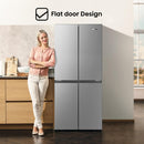 Hisense 561 Four Door Refrigerator, No Frost Technology, Silver (RQ561N4AC1)