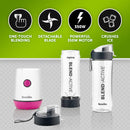 Breville Blend Active Personal Blender & Smoothie Maker, 350W, White & Pink [VBL248]