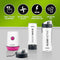 Breville Blend Active Personal Blender & Smoothie Maker, 350W, White & Pink [VBL248]