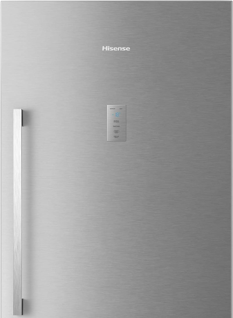 Hisense Freestanding Upright 592L Freezer, Super Freeze, Total No Frost, Touch Electronic Control, Silver Model FV769N4ASUD