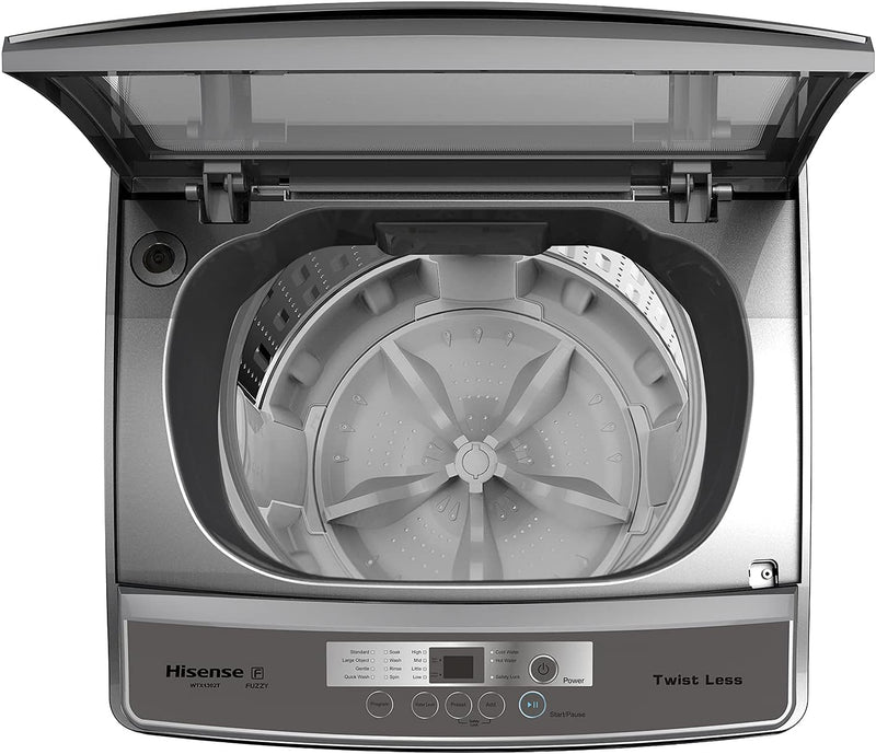 Hisense 13 Kg Top Loading Washing Machine Silver Model WTX1302T