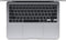 Apple Macbook Air A2179 (13 inch,2020) Intel Core i3,1.1Ghz 8GB Ram, 256GB SSD Touch ID Space Gray ENG Keyboard