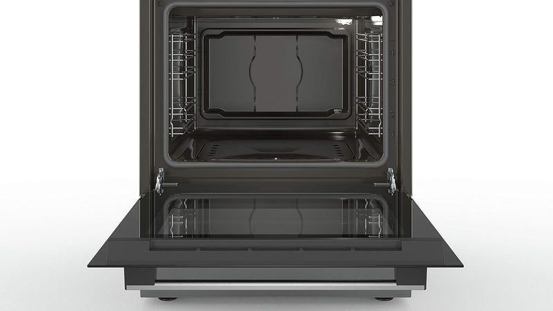 Bosch Serie | 4, 60X60 cm 4 Gas Burners Free standing Gas cooker, Stainless steel - HGB320E50M