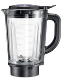 Kenwood 1.5L Glass Blender With Mill 1000W Black/Silver, Blm45.720Ss