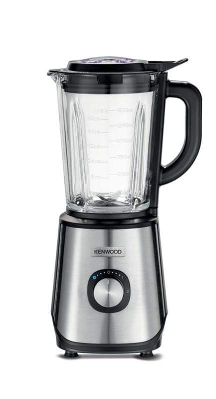 Kenwood 1.5L Glass Blender With Mill 1000W Black/Silver, Blm45.720Ss