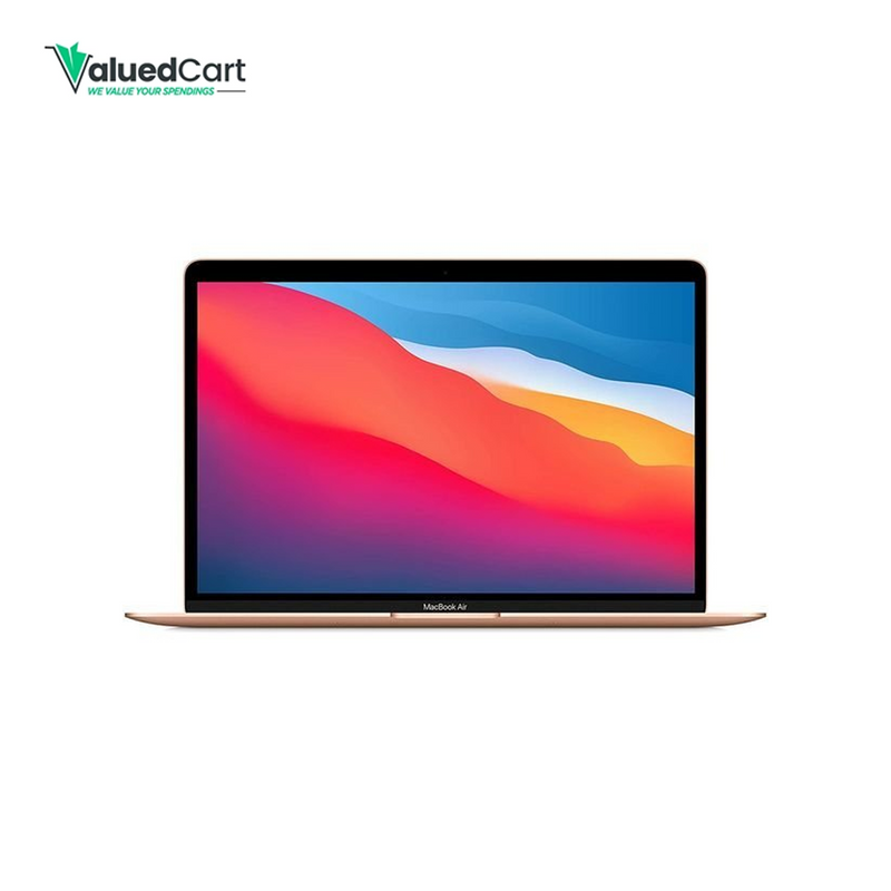 Apple MacBook Air Laptop 10,1 A2337(13-Inch, M1 Chip, 2020) 8GB RAM, 256GB SSD , FaceTime HD Camera, Touch ID, MGND3AB/A, ENG/ARA KB Gold