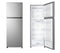 Hisense RT328N4DGN Silver 328-Liter Double Door Top Mount Refrigerator