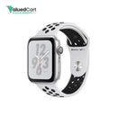 Apple Smart Watch Series 4 Nike , 44mm ( GPS+Cellular) Silver Aluminum Case with Pure Platinum Black Nike Sport Band50 meters Cellular connectivity Compatible with iPhone 6 or later