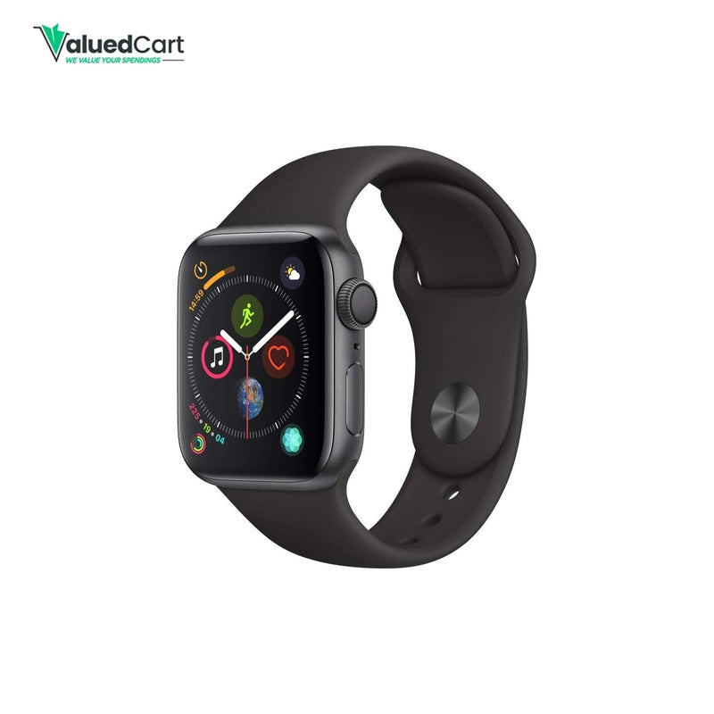 Apple Smart Watch Series 4 , 44mm, GPS - Space Grey Aluminum Case with Black Sport Band