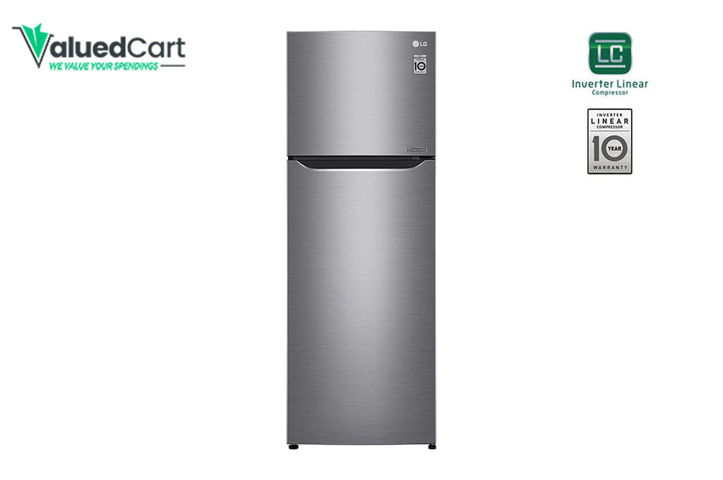 LGGNB402SLCBTop Mount Freezer, Smart Inverter Compressor, Silver, M
