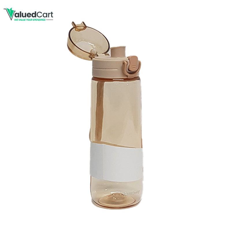 U-CUP High Quality Plastic Water Bottle with Holding Silicon Strap- 500ML